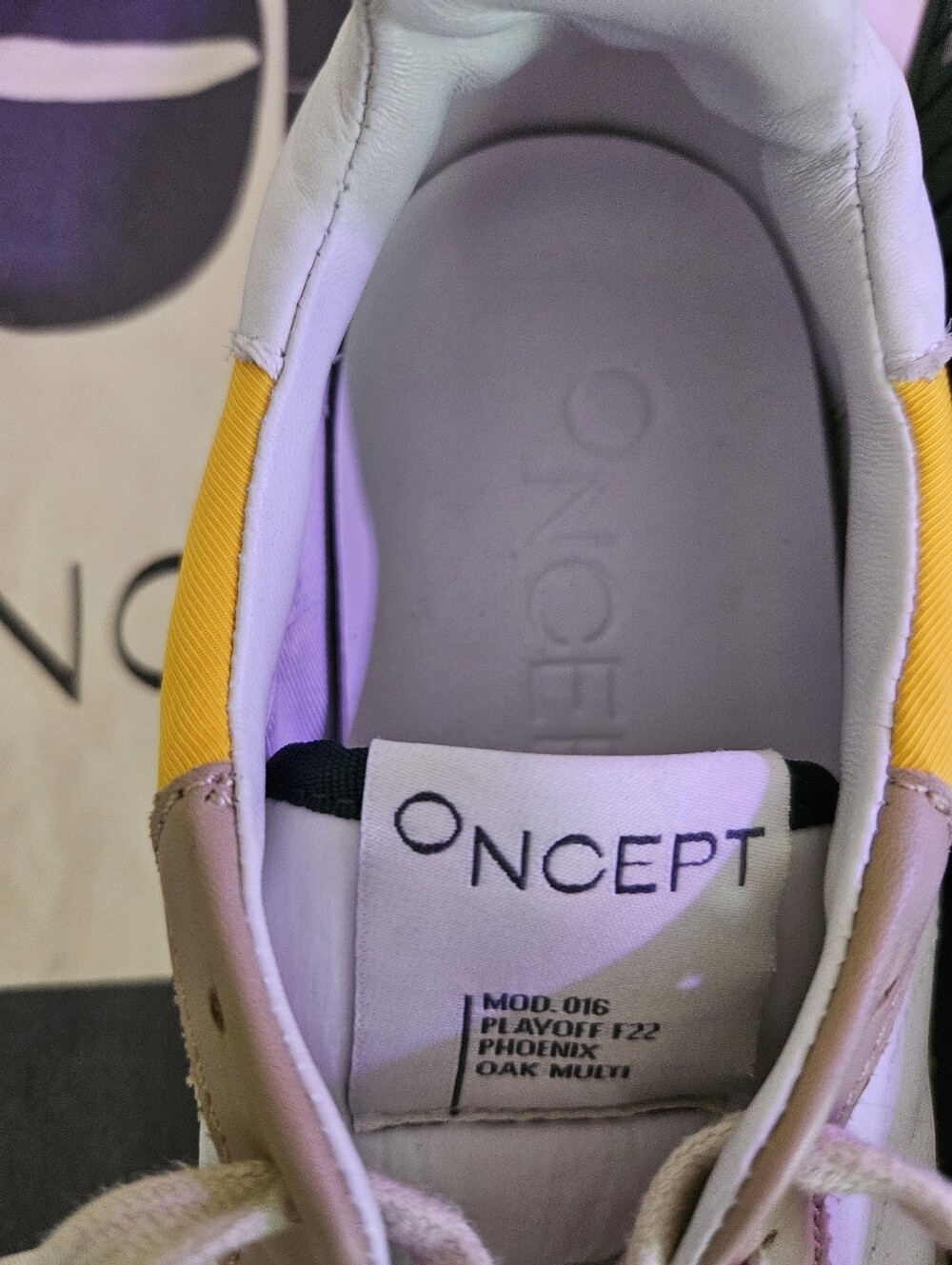 Oncept Women's phoenix Sneaker oak-multi Sz 10 With Bag - Picture 8 of 10
